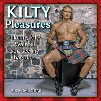 Kilty Pleasures 2025 Mini Wall Calendar