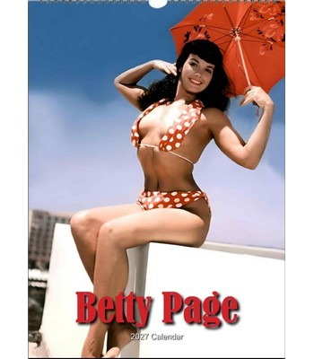 Bettie Page 2027 Wall Calendar