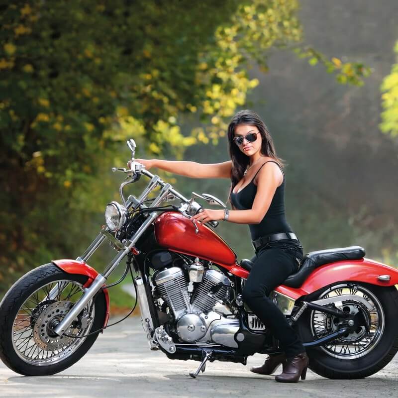 Biker Babes 2026 Calendar Image 1