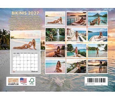 Bikinis 2027 Wall Calendar