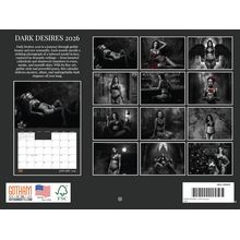 Dark Desires 2026 Wall Calendar