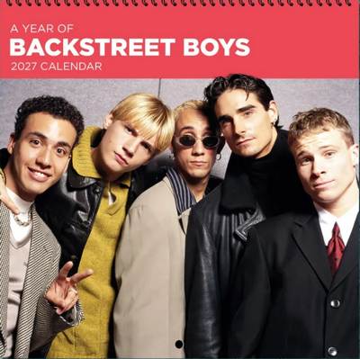 Backstreet Boys 2027 Wall Calendar