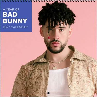 Bad Bunny 2027 Wall Calendar