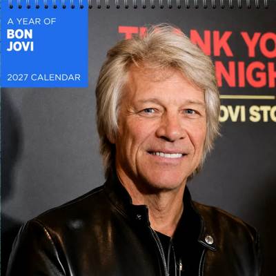Bon Jovi 2027 Wall Calendar