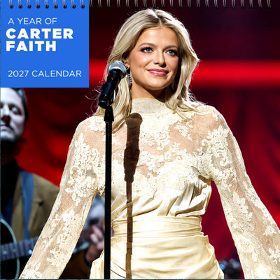 Carter Faith 2027 Wall Calendar