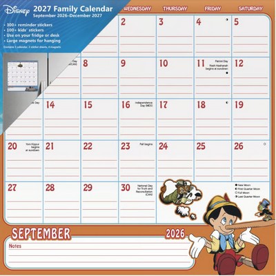 Disney Classic 2027 Magnetic Calendar