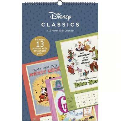 Disney Classic Poster 2027 Slim Wall Calendar