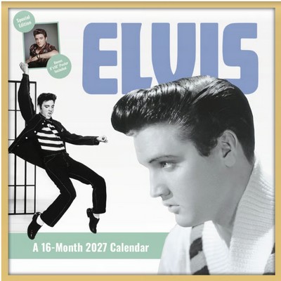 Elvis Exclusive with Bonus Print 2027 Wall Calendar