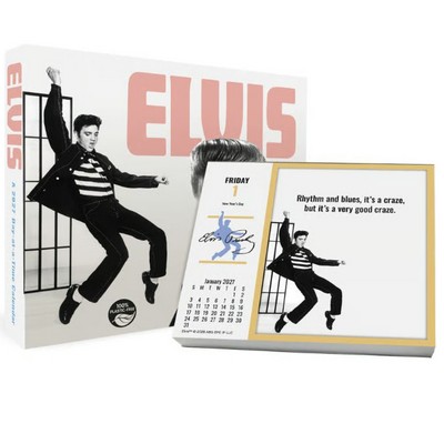 Elvis Presley 2027 Desk Calendar