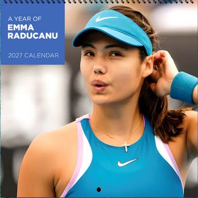 Emma Raducanu 2027 Wall Calendar
