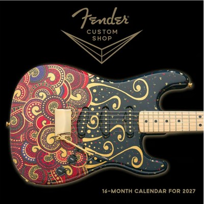 Fender Guitar 2027 Wall Calendar