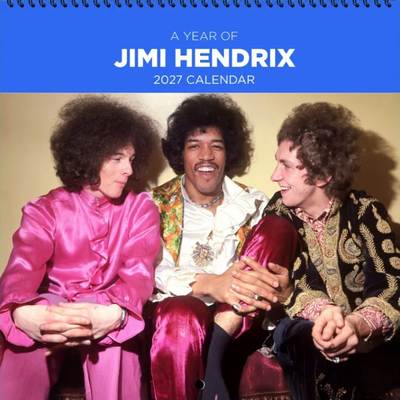Jimi Hendrix 2027 Wall Calendar