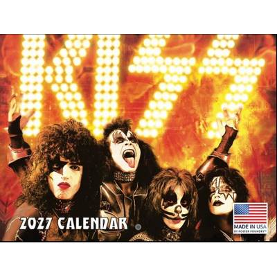 Kiss 2027 Wall Calendar