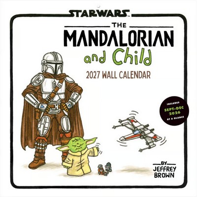 Mandalorian & Child 2027 Wall Calendar