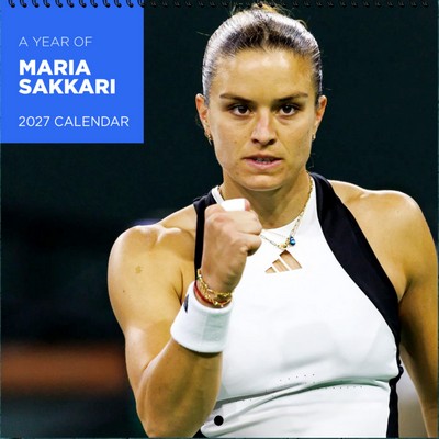 Maria Sakkari 2027 Wall Calendar