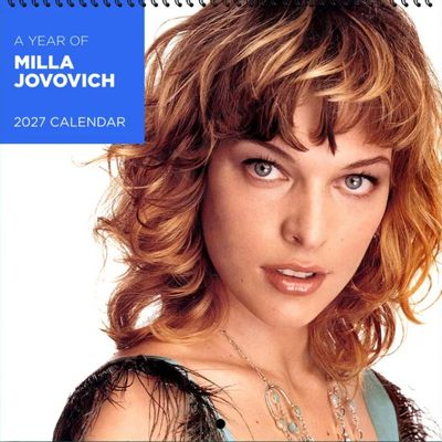 Milla Jovovich 2027 Wall Calendar