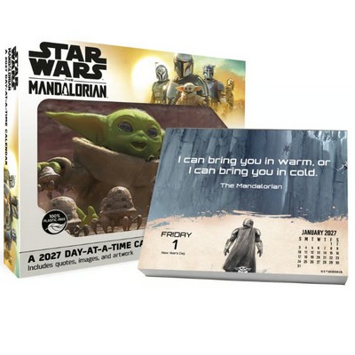 Star Wars The Mandalorian 2027 Desk Calendar