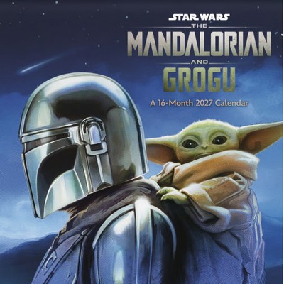 Star Wars The Mandalorian and Grogu 2027 Wall Calendar