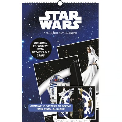 Star Wars Poster 2027 Slim Wall Calendar