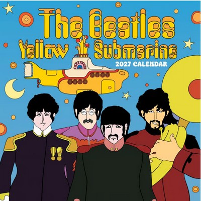 The Beatles Yellow Submarine 2027 Wall Calendar