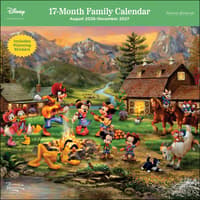 Thomas Kinkade Disney Family Organizer 2027 Wall Calendar