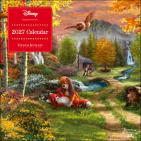 Thomas Kinkade Disney Collection 2027 Mini Wall Calendar