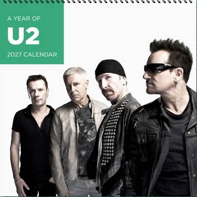 U2 2027 Wall Calendar