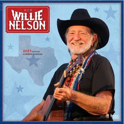 Willie Nelson 2027 Wall Calendar
