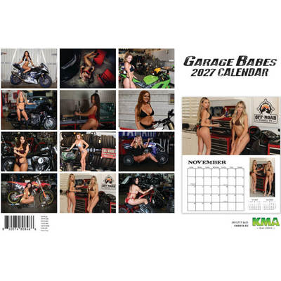 Garage Babes 2027 Calendar