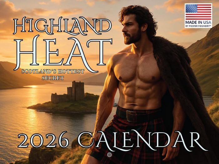 Highland Heat 2026 Wall Calendar