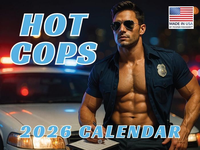 Hot Cops 2026 Calendar
