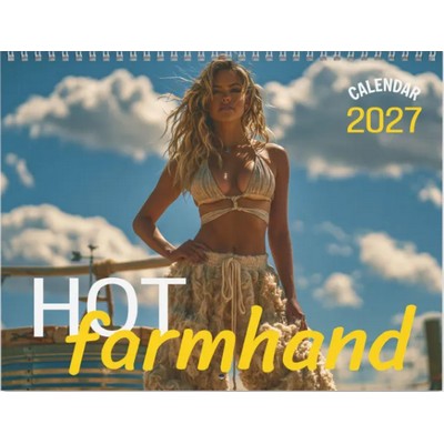 Hot Farmhand 2027 Wall Calendar