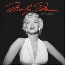 Marilyn Monroe Black and White 2026 Wall Calendar