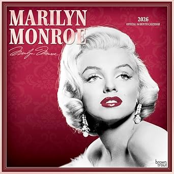 Marilyn Monroe Official 2026 Wall Calendar