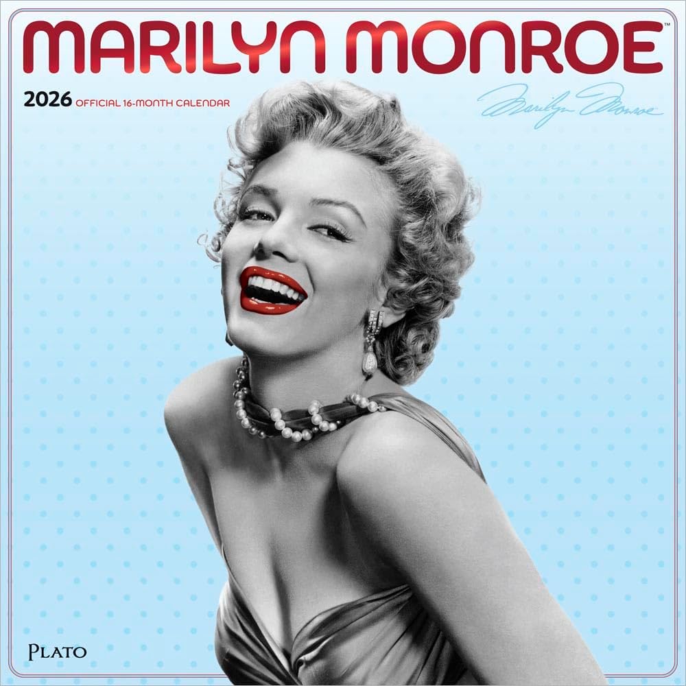 Marilyn Monroe Official 2026 Wall Calendar