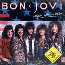 Bon Jovi 2026 Wall Calendar
