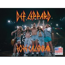 Def Leppard 2026 Wall Calendar