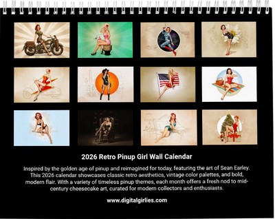 Retro Pin-Ups Calendar