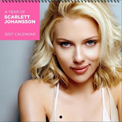 Scarlett Johansson 2027 Wall Calendar
