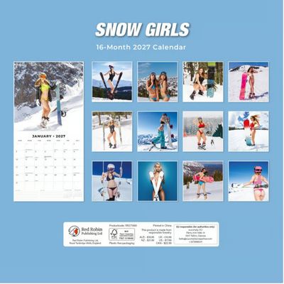 Snow Girls 2027 Calendar