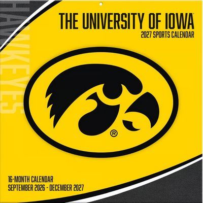 Iowa Hawkeyes 2027 Wall Calendar