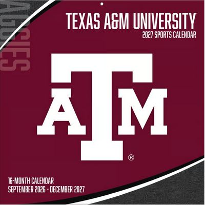 2027 Texas A&M Aggies Calendars