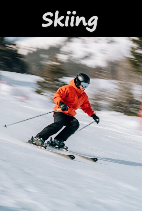 Skiing 2026 Wall Calendar