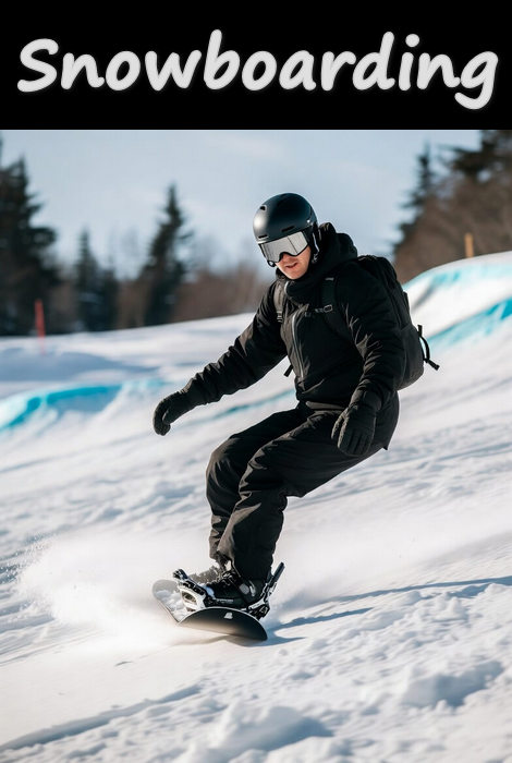 Snowboarding 2026 Wall Calendar