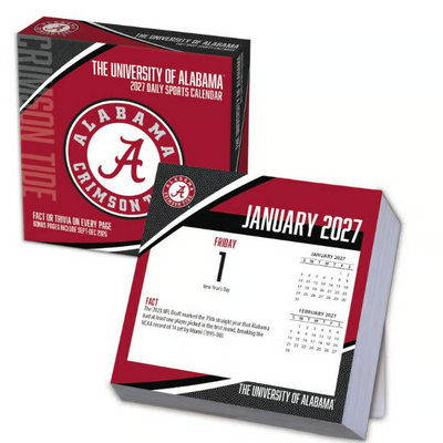 Alabama Crimson Tide 2027 Desk Calendar