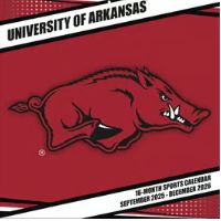 Arkansas Razorbacks 2026 Wall Calendar