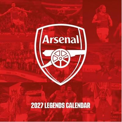 Arsenal Legends 2027 Wall Calendar