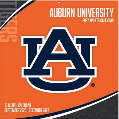 Auburn Tigers 2027 Wall Calendar