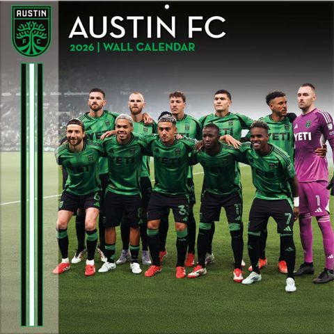 Austin FC 2026 Wall Calendar