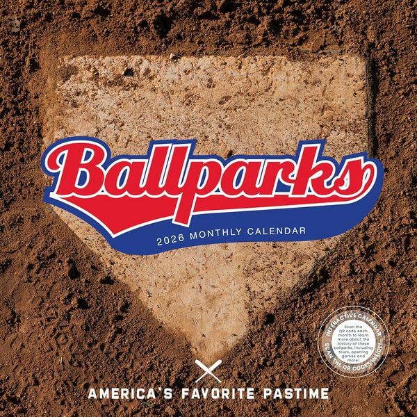 Ballparks 2026 Wall Calendar